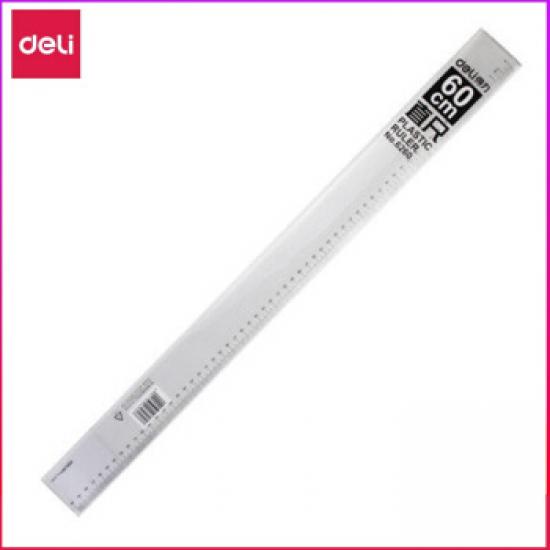 得力6260塑料直尺60厘米学生尺子文具绘图 60cm 