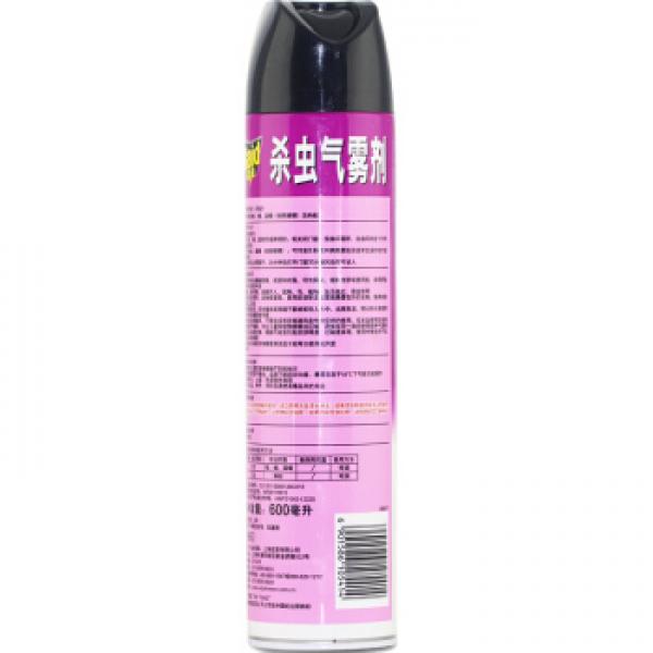 雷达杀虫剂气雾剂喷雾600ml瓶家用无香型杀蟑螂小飞虫驱蚊灭蚊