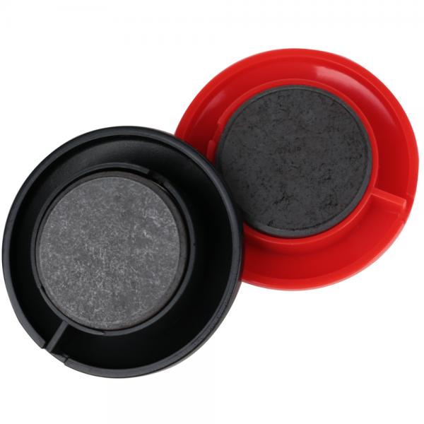 得力7825彩色白板磁钉/磁珠/吸铁石 办公用品 30mm 6只/卡