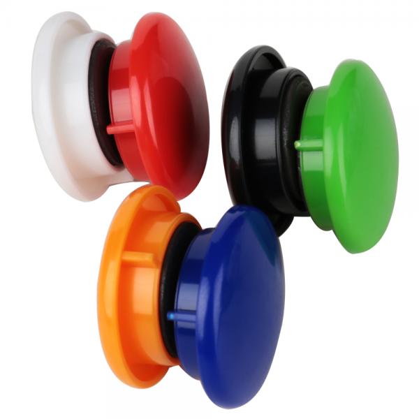 得力7825彩色白板磁钉/磁珠/吸铁石 办公用品 30mm 6只/卡
