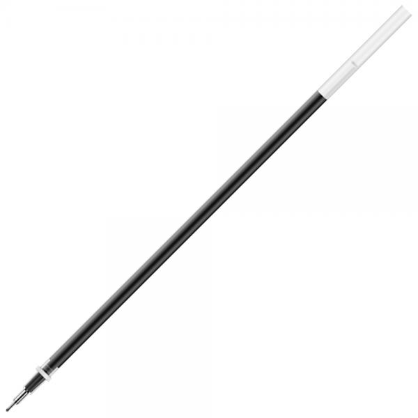 得力6901笔芯0.5mm半针管黑色中性笔笔芯 水笔签字笔替芯 20支/盒