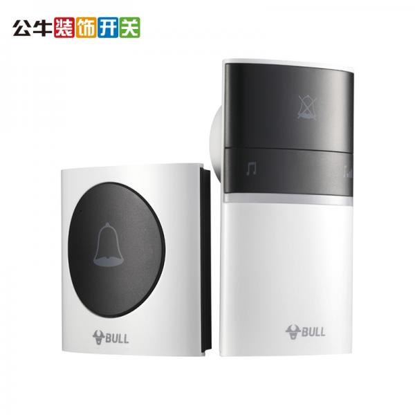 公牛 GWM01A 无线门铃墙壁开关无源一拖一门铃开关无线远程家用门铃带音乐开关面板