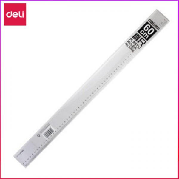 得力6260塑料直尺60厘米学生尺子文具绘图 60cm 