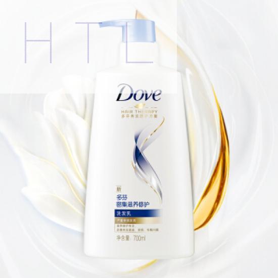 多芬(DOVE) 700ml 洗发水 洗发露 去屑 修复 止痒 柔顺洗发乳 香型随机