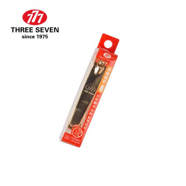 777（THREE SEVEN）指甲刀 PN-608G 手部指甲剪修甲美甲指甲钳 金色 进口