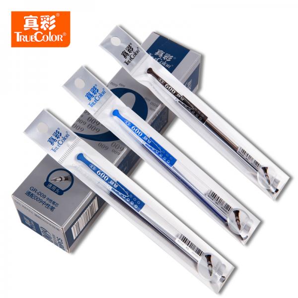 真彩 GR-009 0.5mm 子弹头中性笔签字笔水笔替芯笔芯 学生办公 20支/盒