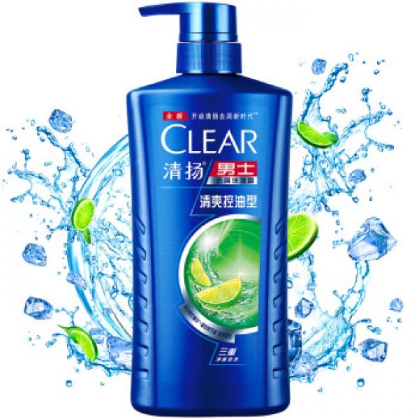 清扬(CLEAR) 750g 男士洗发水 去屑清爽控油洗发露 香型随机