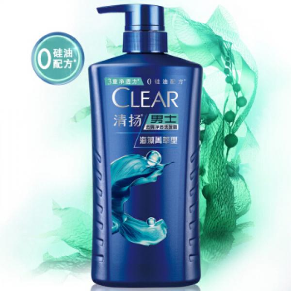 清扬(CLEAR) 750g 男士洗发水 去屑清爽控油洗发露 香型随机