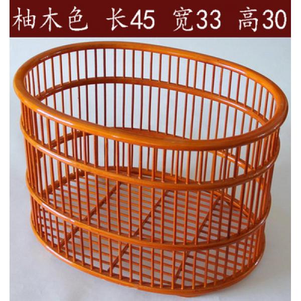 酒店浴巾篮 蛋形毛巾筐 布草筐 收纳筐竹编手工艺收纳篮 布草框 浴巾框 脏衣篮 下单备注颜色