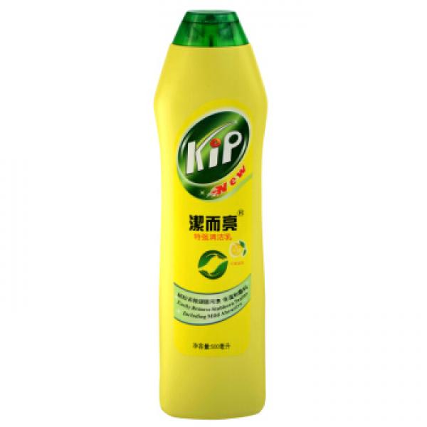 洁而亮 500ml 特强清洁乳 油污清洁剂 特强去污渍 浴室瓷砖厨房不锈钢抽油烟机家庭去污剂
