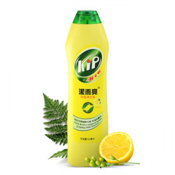 洁而亮 500ml 特强清洁乳 油污清洁剂 特强去污渍 浴室瓷砖厨房不锈钢抽油烟机家庭去污剂